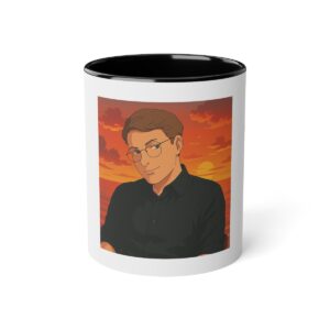 Puodelis su paveikslėliu